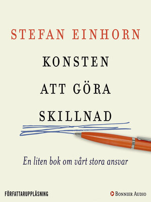 cover image of Konsten att göra skillnad